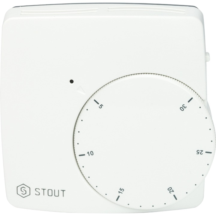 STOUT Термостат комнатный электронный WFHT-DUAL включ. дистанционный датчик «в пол» L=3 м STE-0002-000010
