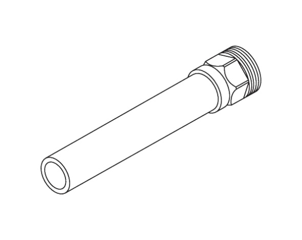 REHAU Трубка Д15x1.0 для подкл. радиатора с наружн. резьбой R 1/2x15 12613131001(261313-001)
