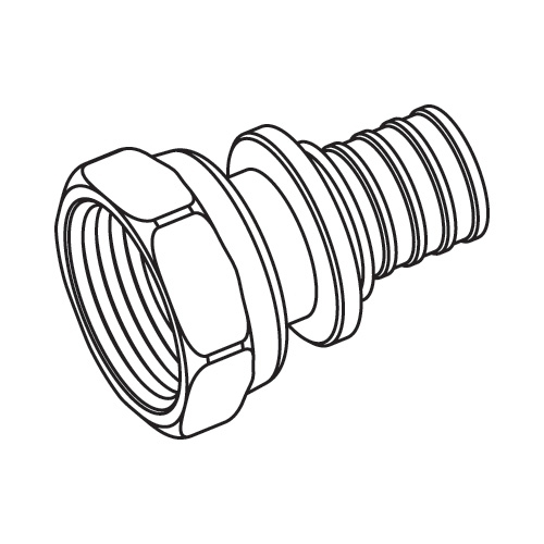 REHAU RAUTITAN Переходник с накидной гайкой 16-G 1/2 11395511002(139551-002)